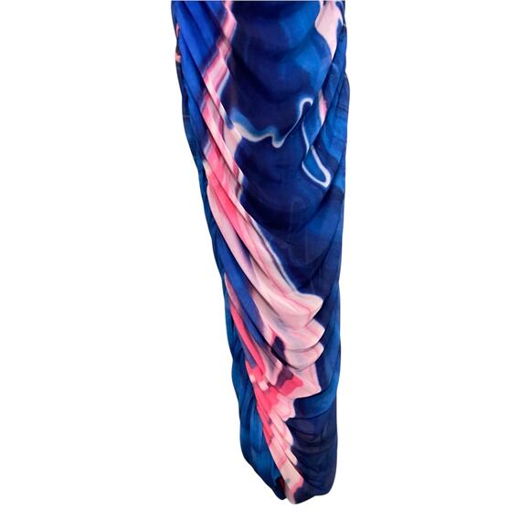 Farai London Hera Midi Dress Large Strapless Mesh Bodycon Stretch Revolve - Picture 11 of 15